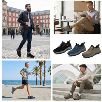 ⏰ ¡30% de descuento hoy! ¡No te lo pierdas! 🔥 Calzado ortopédico de alta calidad con diseño ergonómico y excelente soporte 🦶 Soporte para el arco del pie: ayuda a aliviar el dolor de pies.